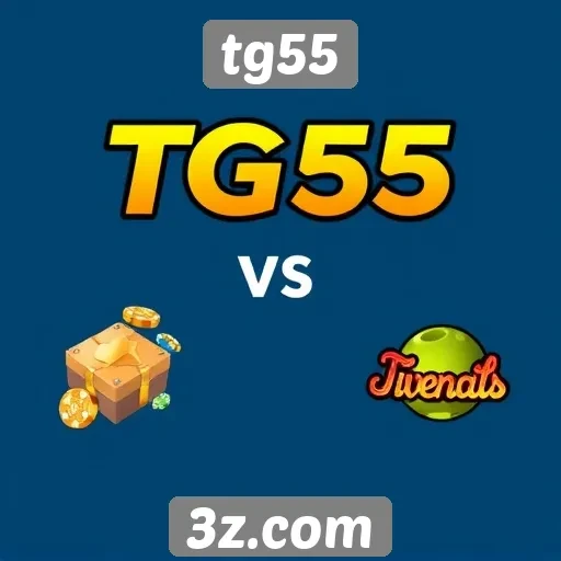 comparação entre tg55 e outros sites de jogos populares